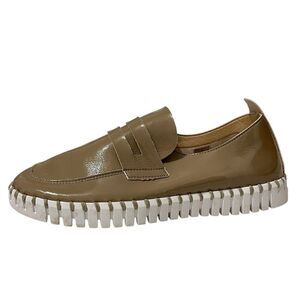 Ilse Jacobsen Hornbak Tulip Flat 3865 in Patent Leather Size 41 11 Mocha…